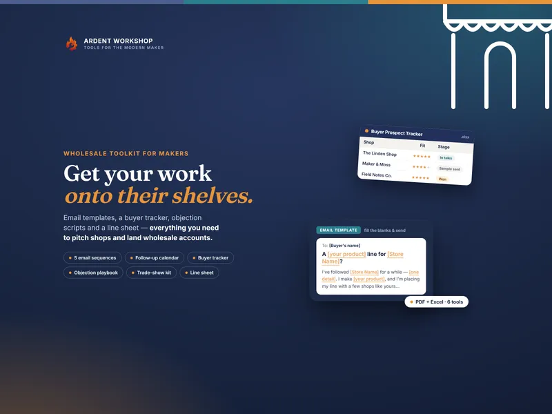 Wholesale Buyer Outreach System — Email Sequences, a Buyer Tracker, Objection Scripts & a Line Sheet