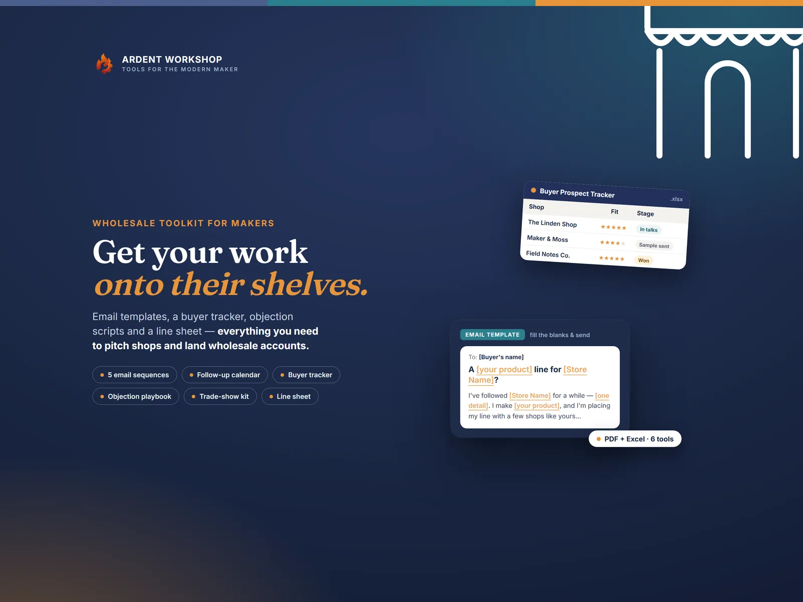 Wholesale Buyer Outreach System — Email Sequences, a Buyer Tracker, Objection Scripts & a Line Sheet