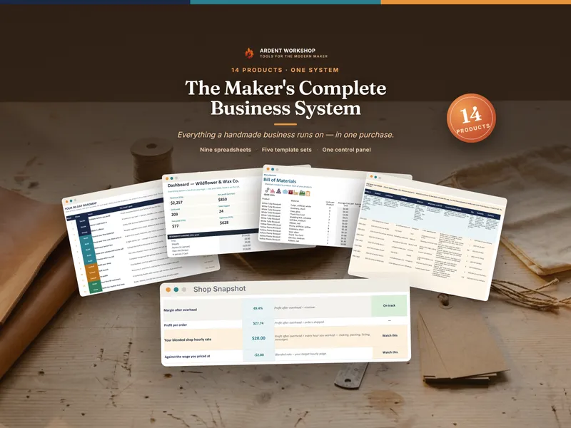Maker's Complete Business System — fourteen maker products in one purchase