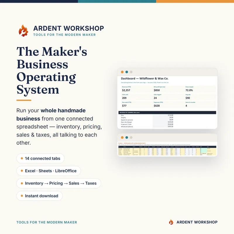 Maker's Business Operating System — Run your whole business