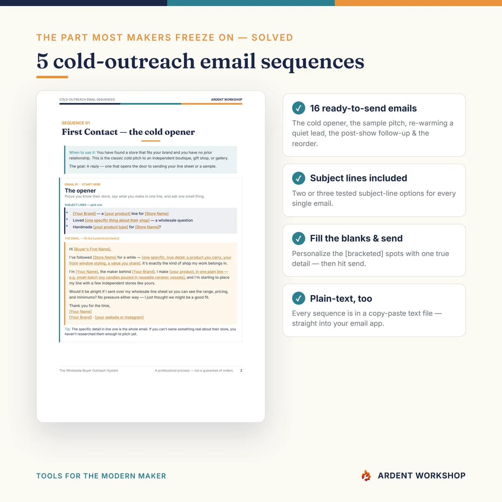 Wholesale Buyer Outreach System — Email Sequences