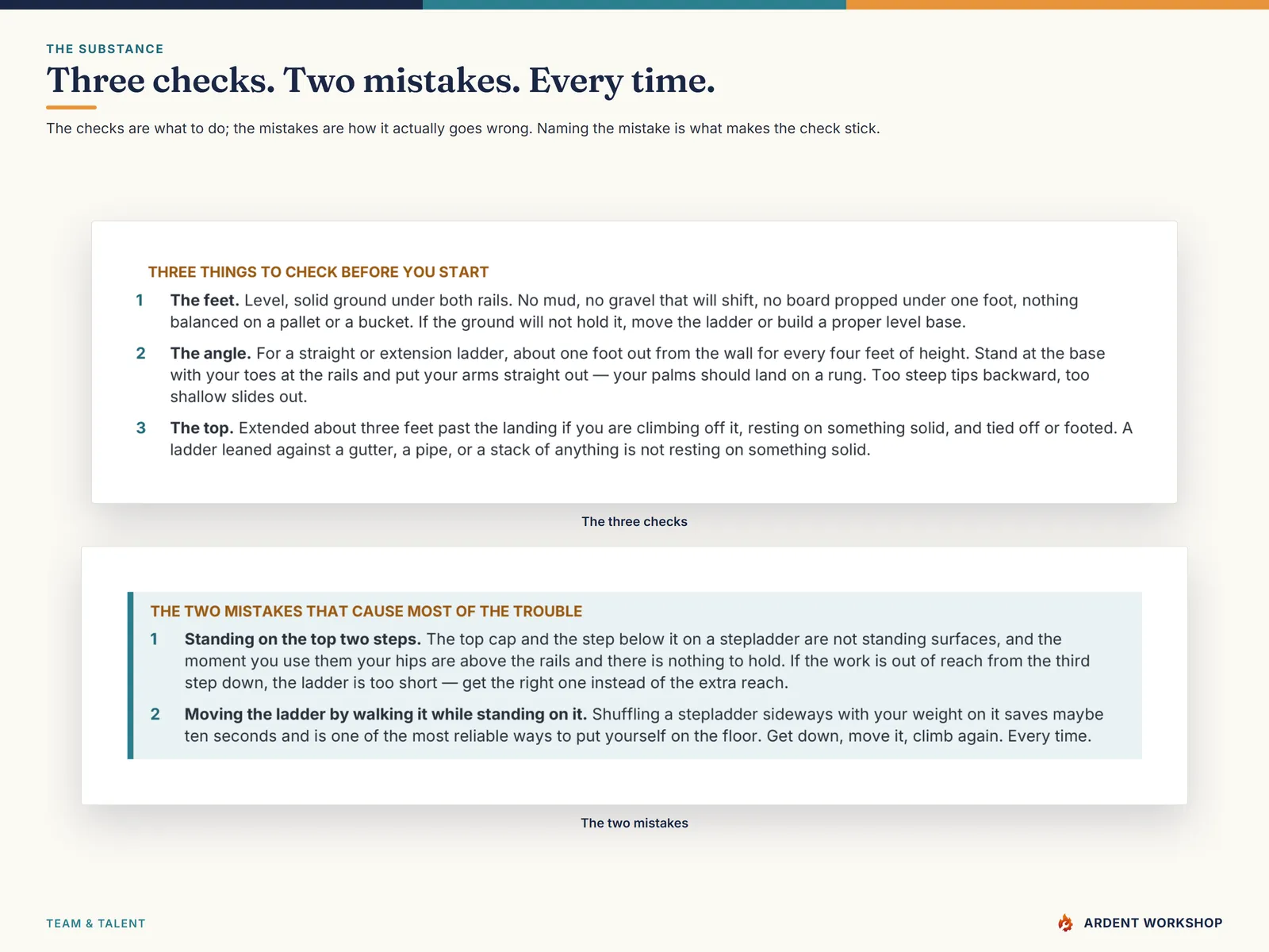 Three things to check before you start, and the two mistakes that cause most of the trouble, from a real talk page
