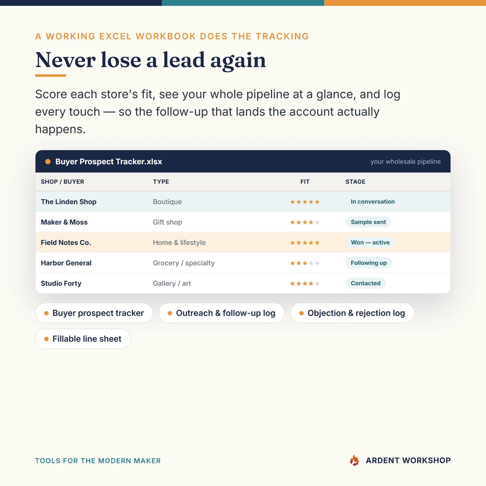 Wholesale Buyer Outreach System — Workbook