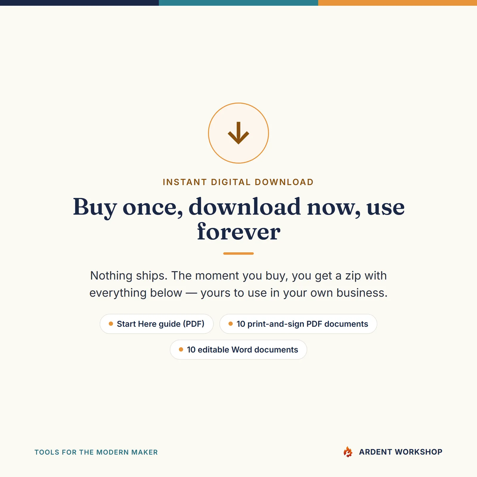 Craft Business Legal Pack — Instant download