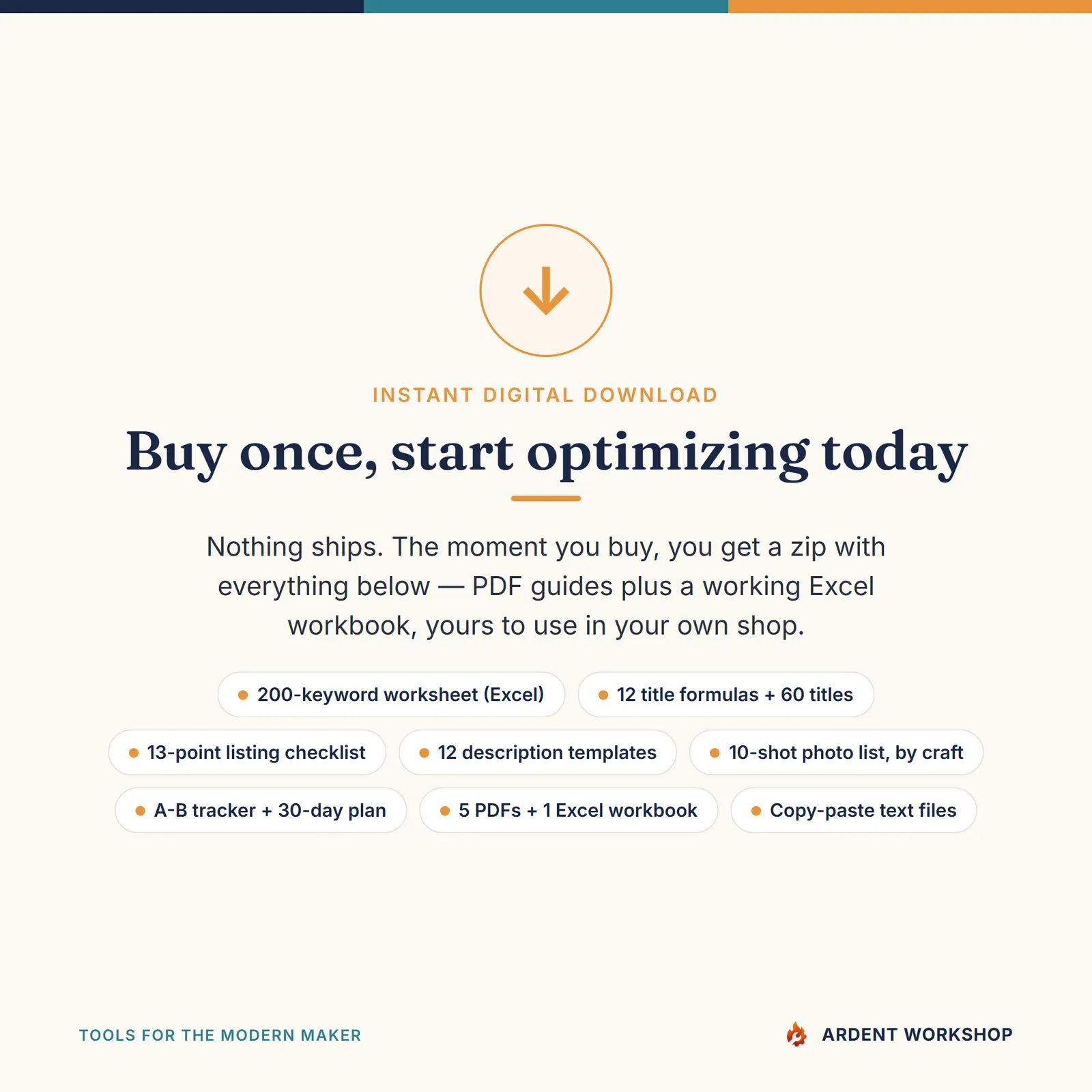 Etsy Listing Optimization Kit — Instant download