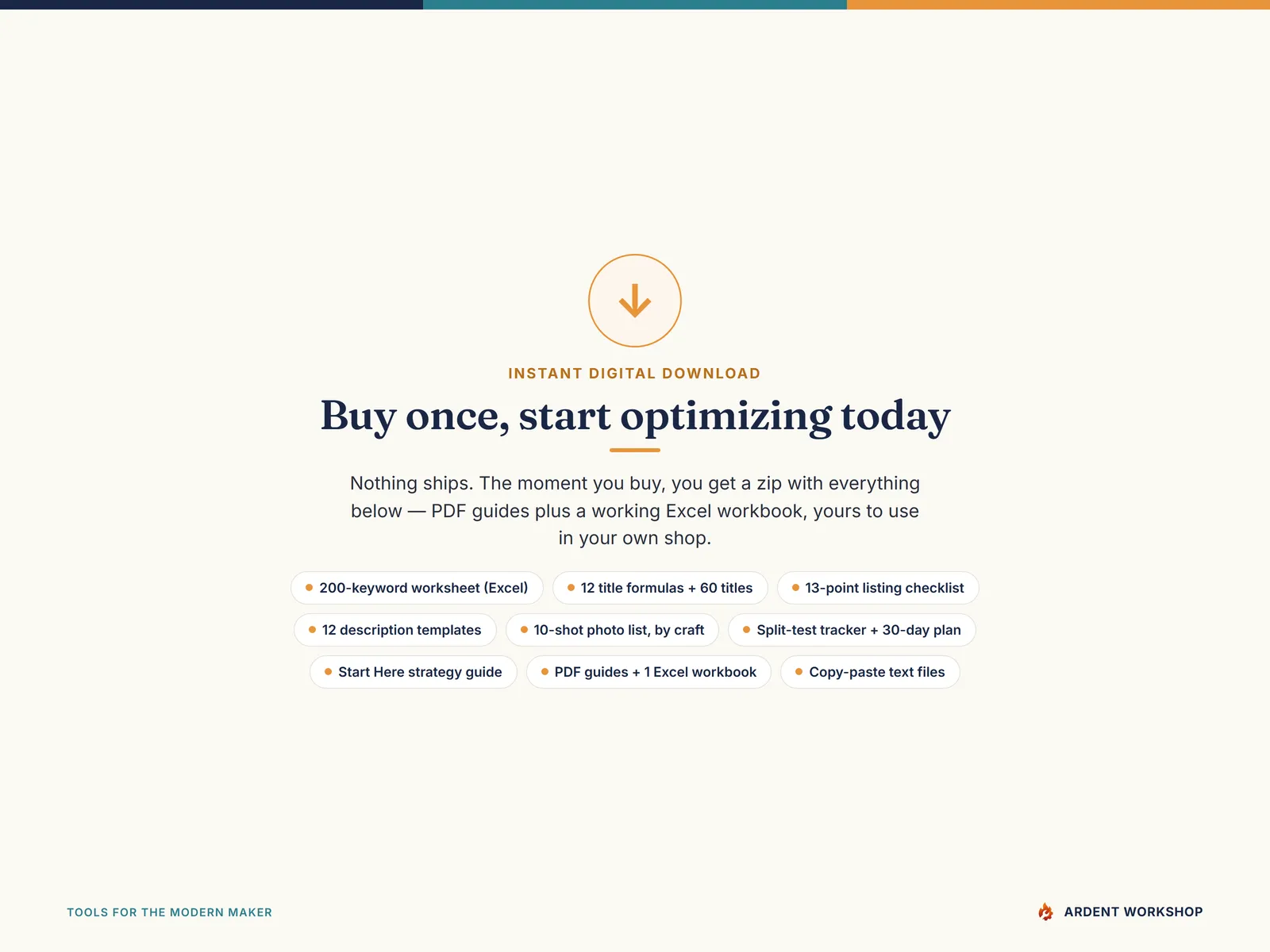 Etsy Listing Optimization Kit — instant digital download
