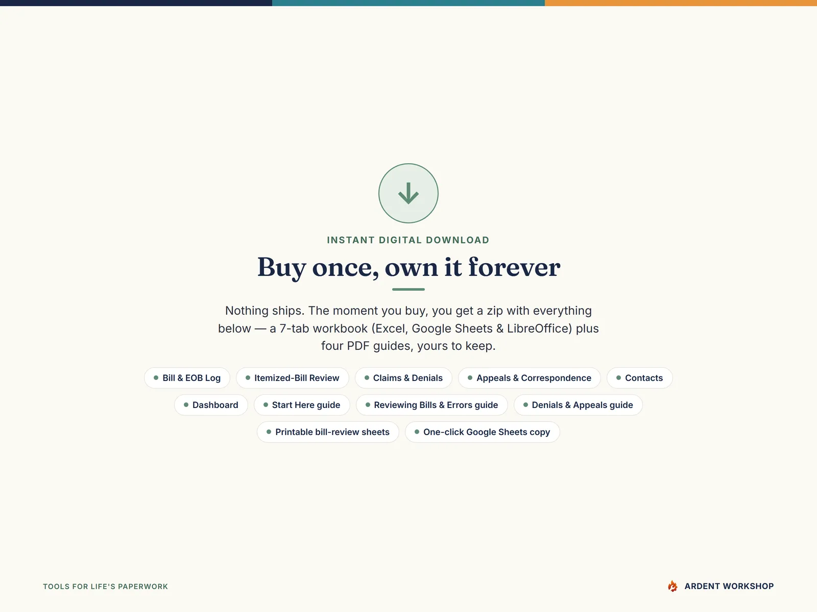 Instant digital download — buy once, own it forever