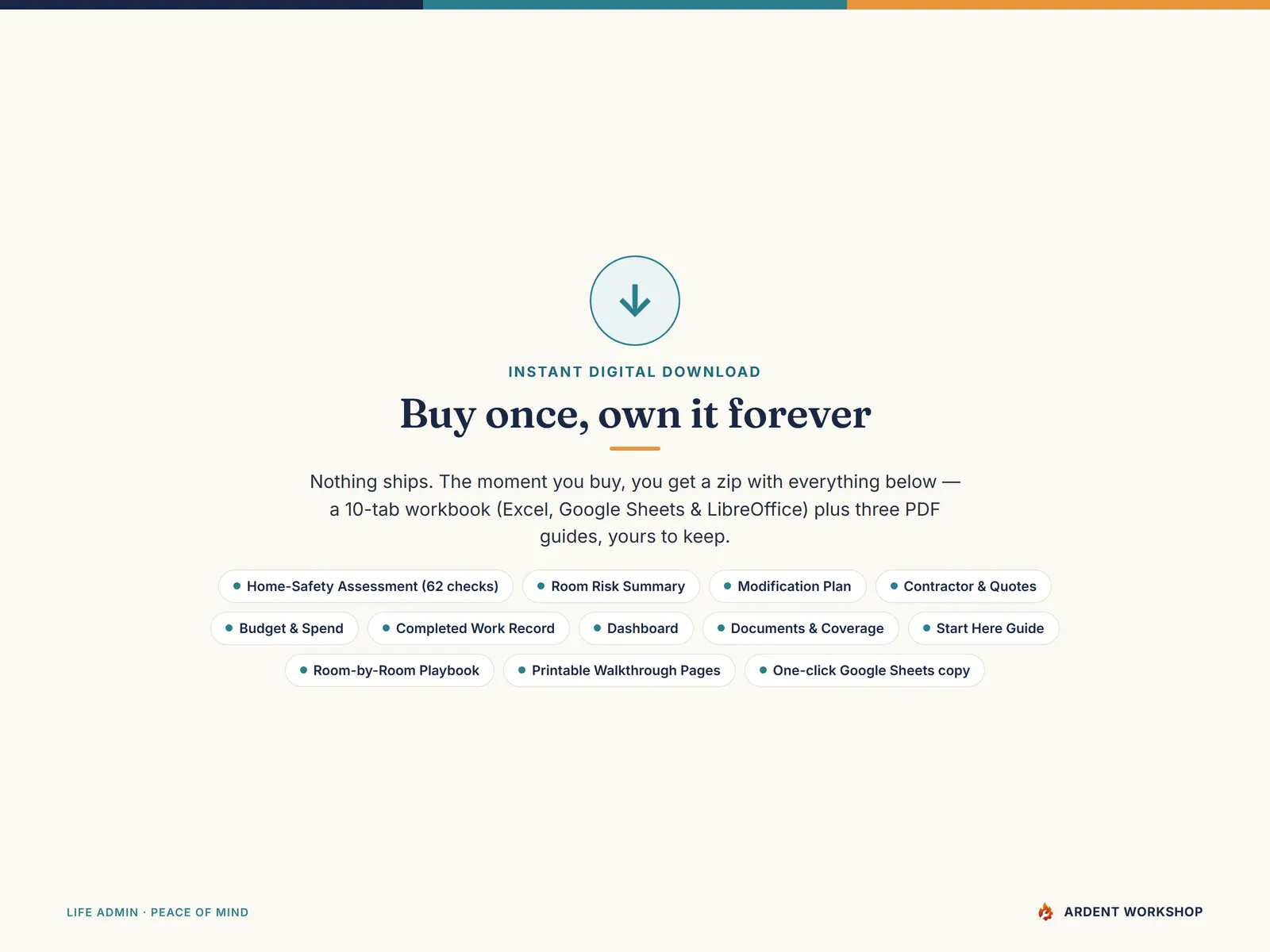 Instant digital download — buy once, own it forever