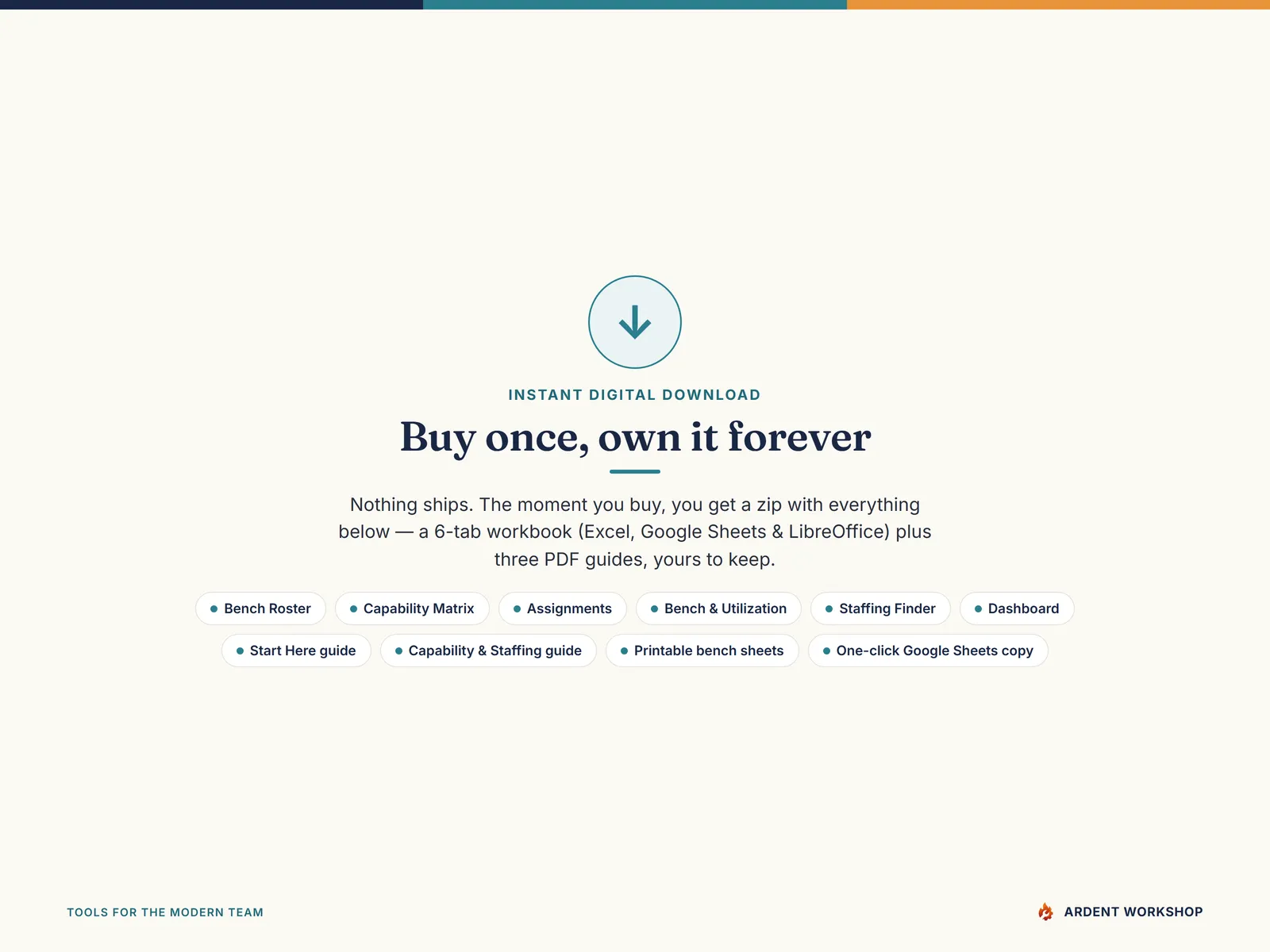 Instant digital download — buy once, own it forever