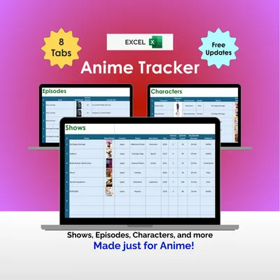 Anime Tracker - Excel