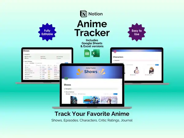 Anime Tracker - Notion