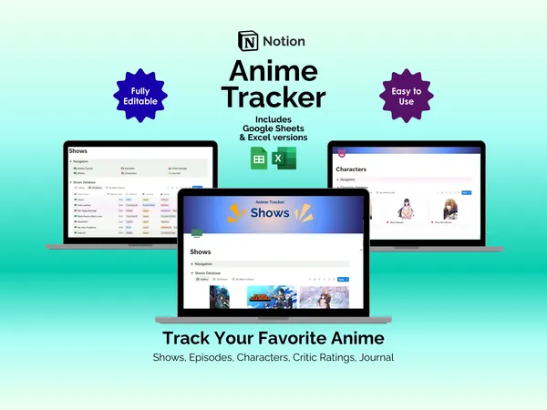 Anime Tracker - Notion
