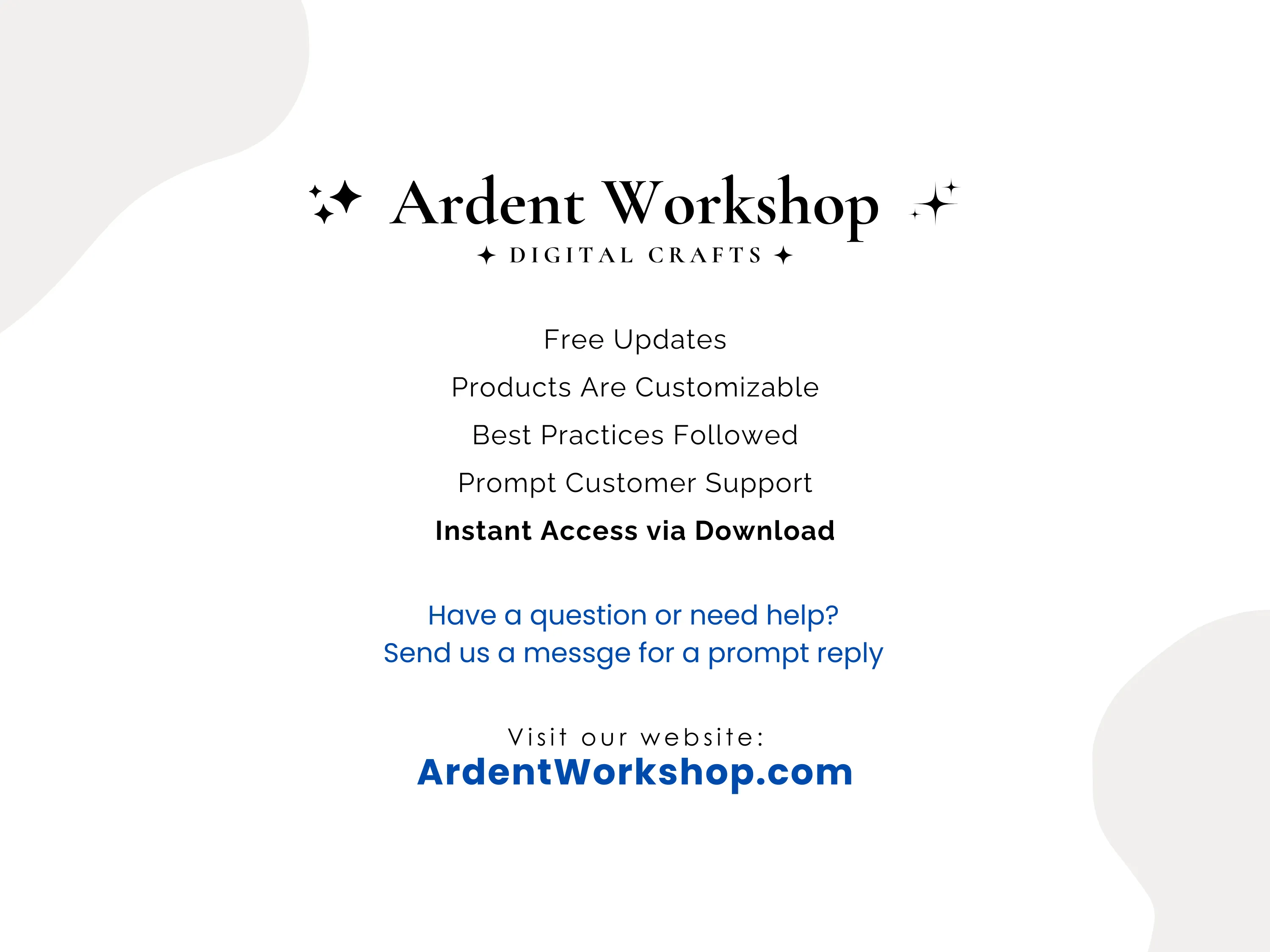 Ardent Workshop - Features