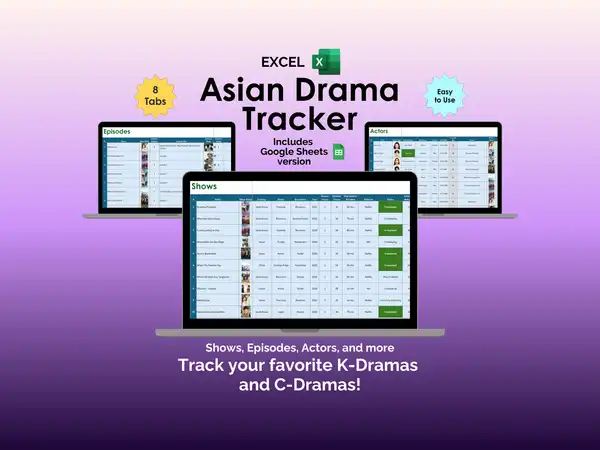 Asian Drama Tracker - Excel