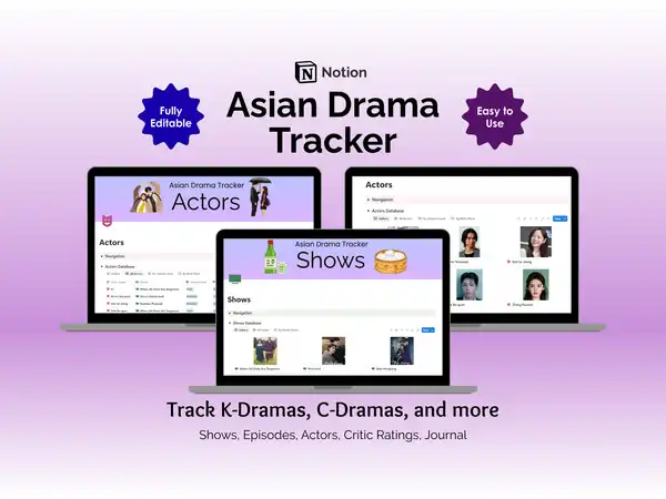 Asian Drama Tracker - Notion