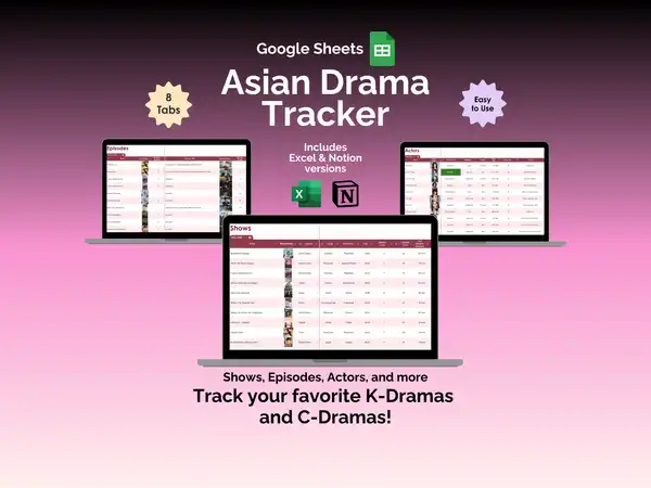 Asian Drama Tracker - Google Sheets