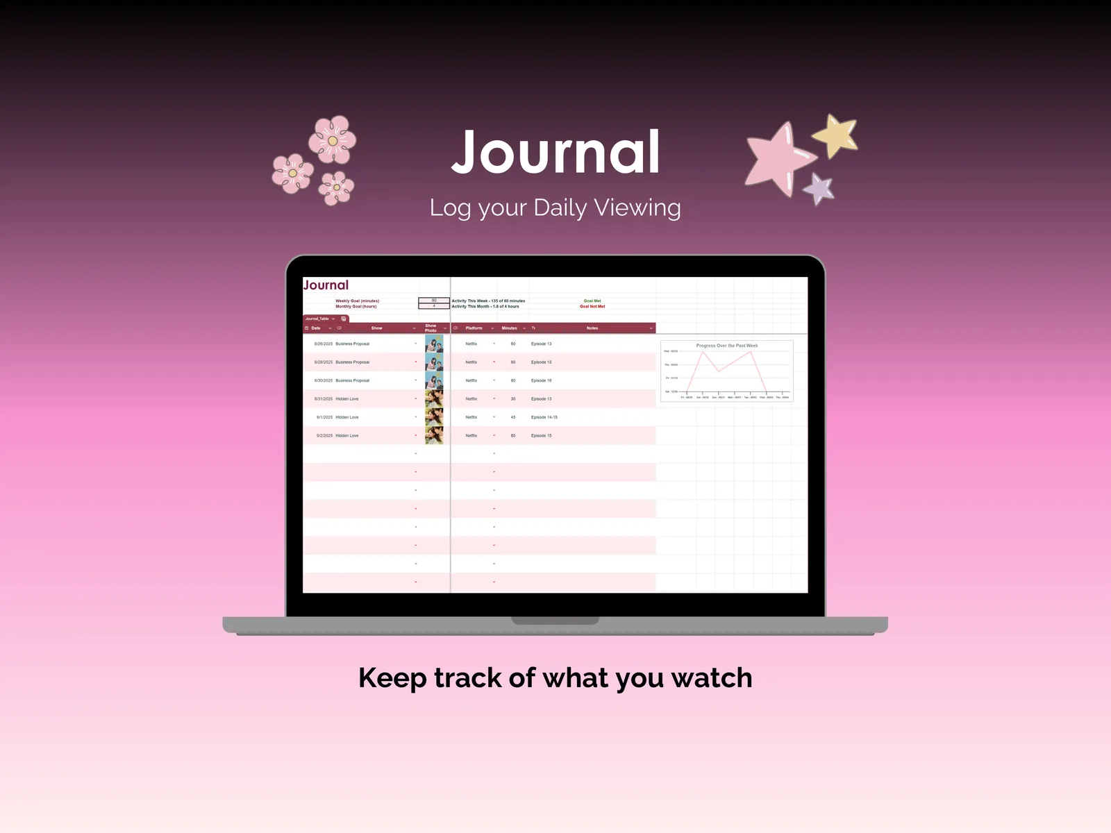 Asian Drama Tracker - Sheets - Journal