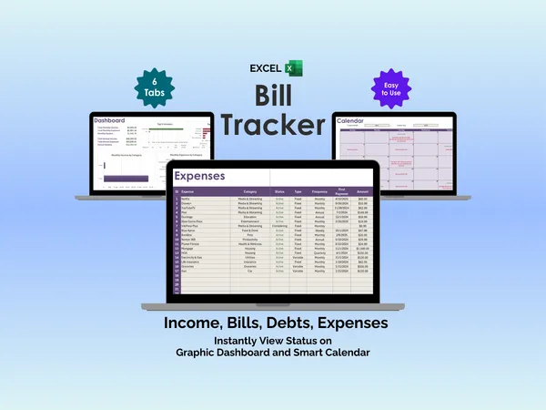 Bill Tracker - Excel