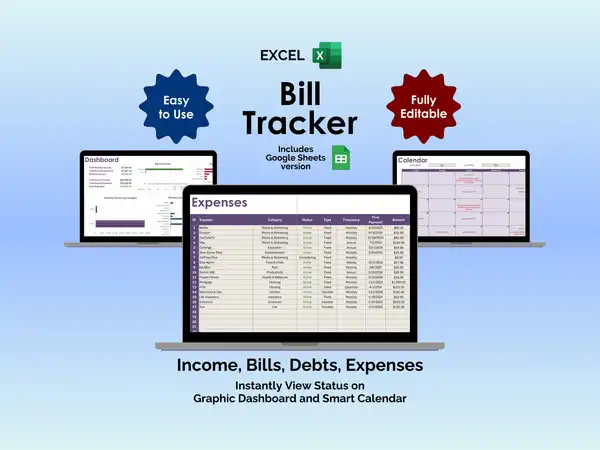 Bill Tracker - Excel