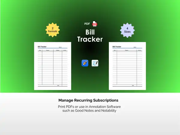 Bill Tracker - PDF