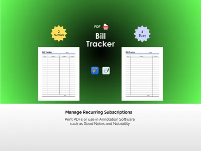 Bill Tracker - PDF