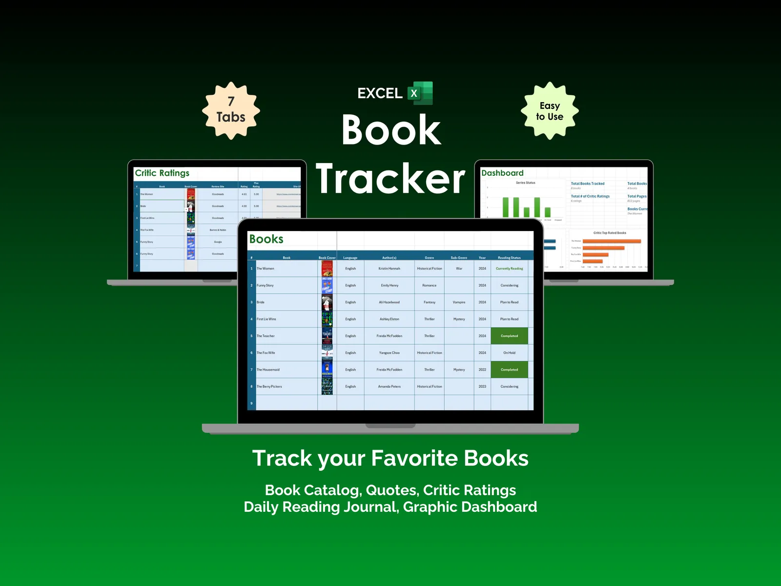 Book Tracker - Excel