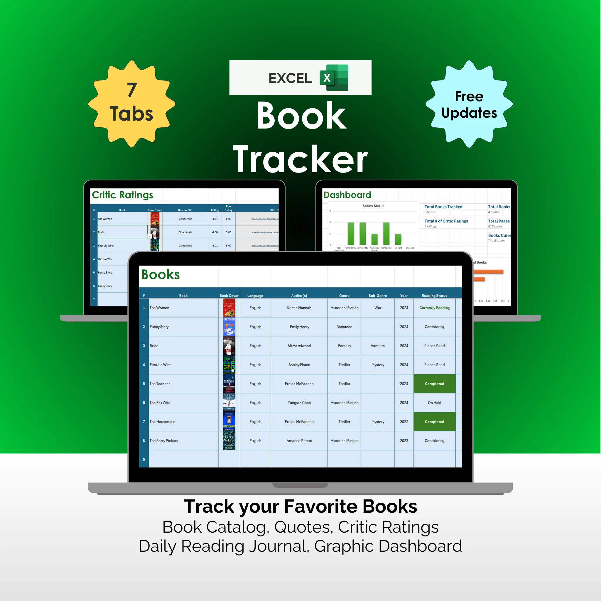 Book Tracker - Excel