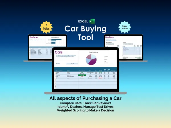 Car Buying Tool - Excel