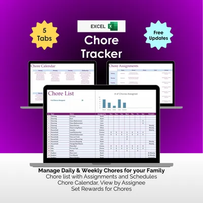 Chore Tracker - Excel