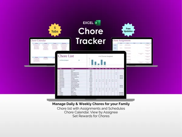 Chore Tracker - Excel