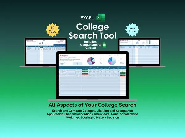 College Search Tool - Excel