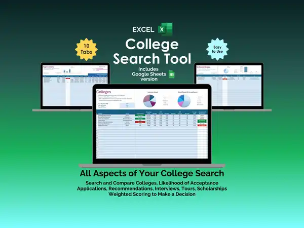 College Search Tool - Excel