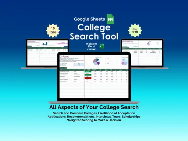 College Search Tool - Sheets