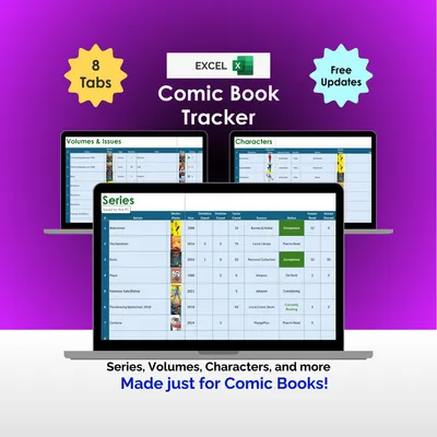 Comic Book Tracker - Excel