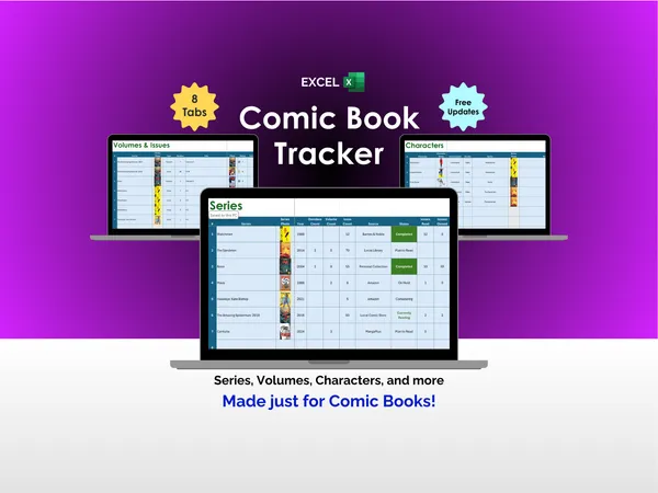 Comic Book Tracker - Excel