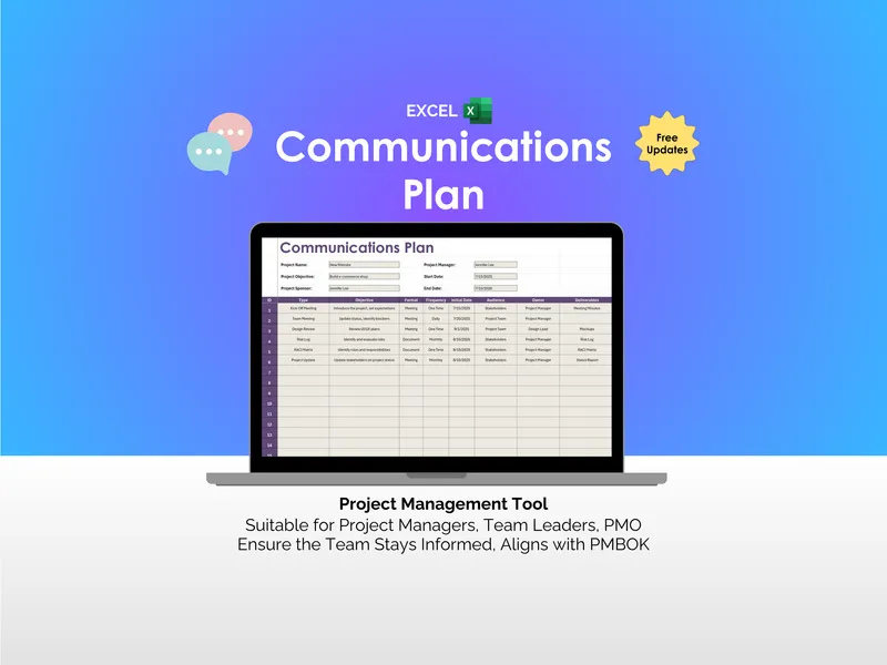 Communications Plan - Excel