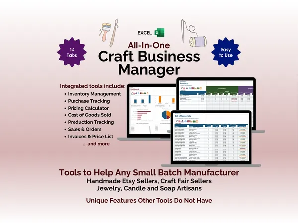 Craft Business Manager - Excel