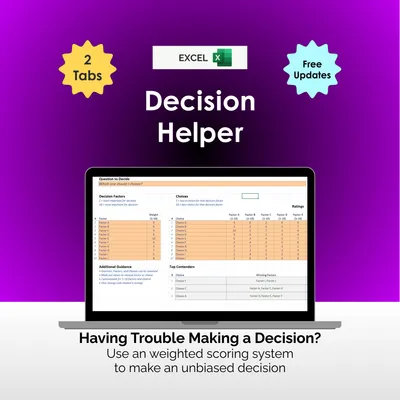 Decision Helper - Excel