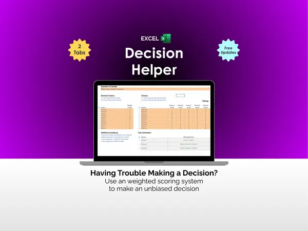 Decision Helper - Excel
