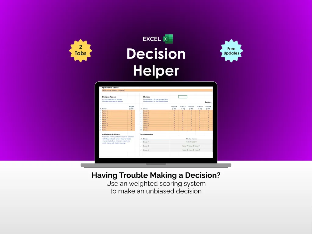 Decision Helper - Excel