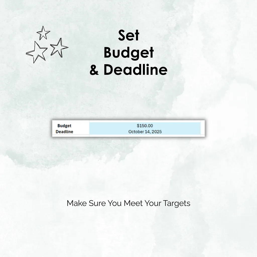 Gift Tracker - Excel - Budget
