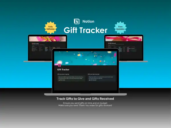 Gift Tracker - Notion