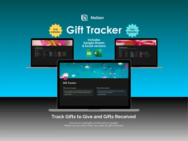 Gift Tracker - Notion