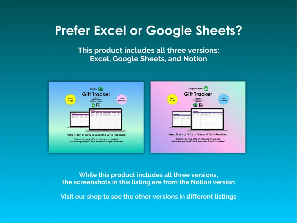 Gift Tracker - Notion - Other