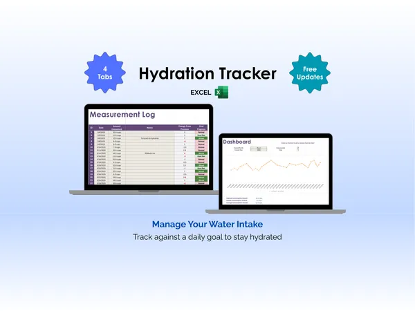 Hydration Tracker - Excel