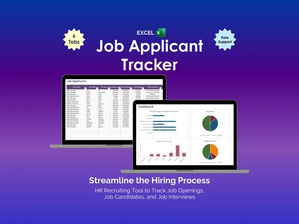 Job Applicant Tracker - Excel