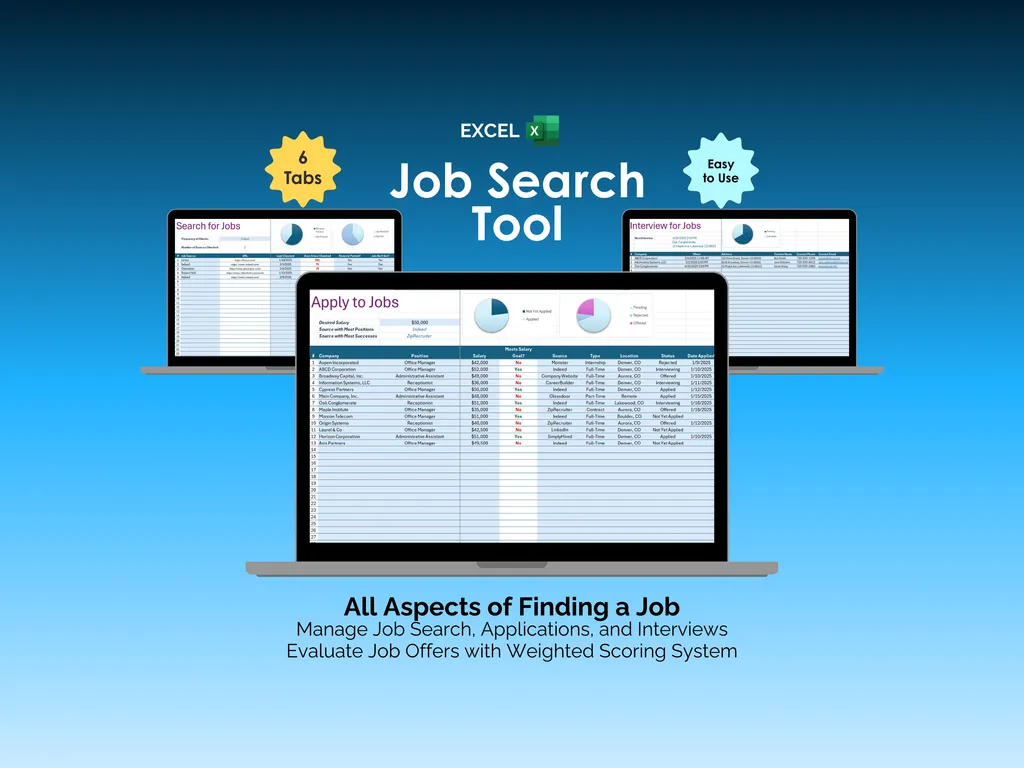 Job Search Tool - Excel