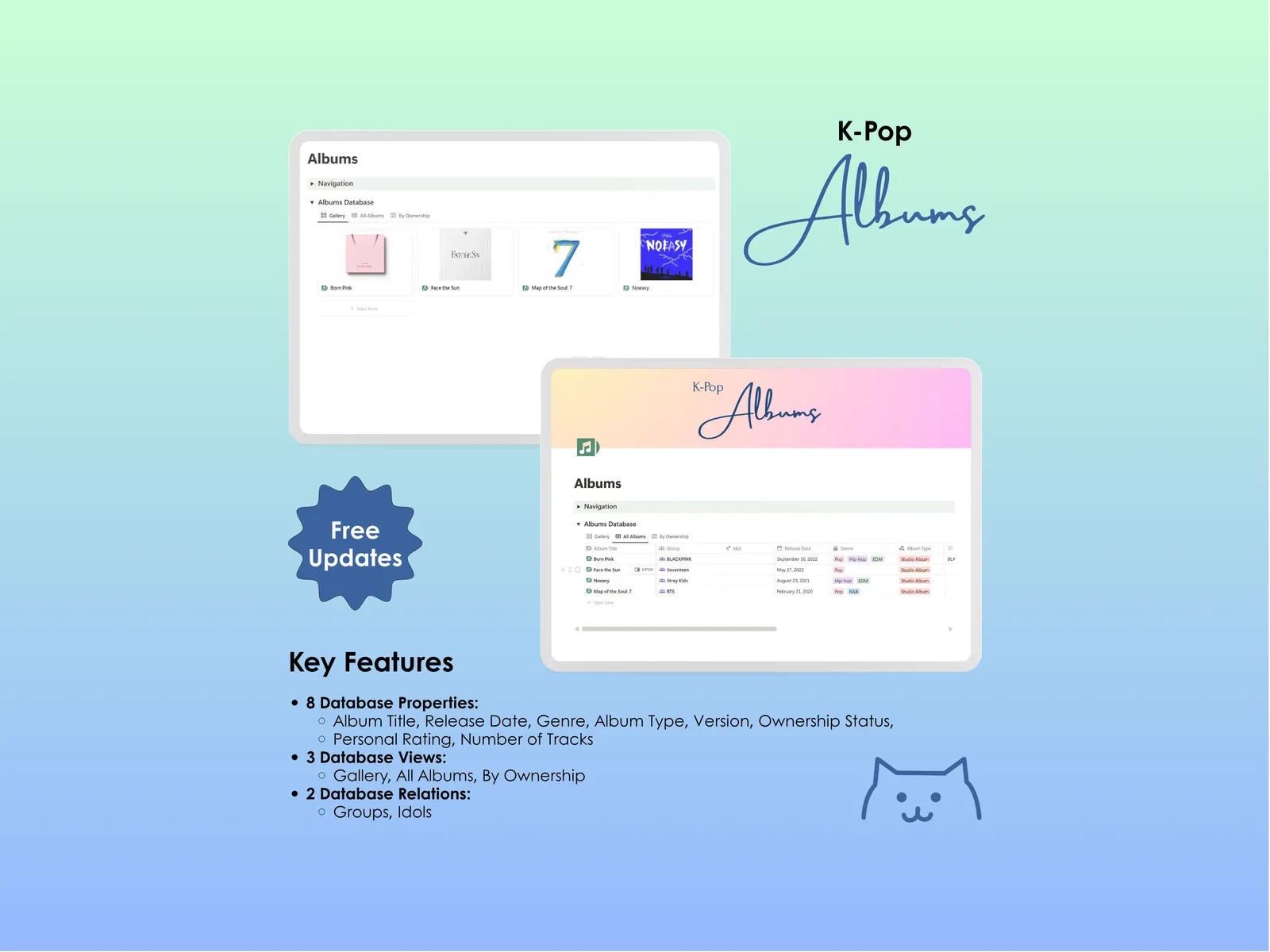 K-Pop Tracker - Notion - Albums