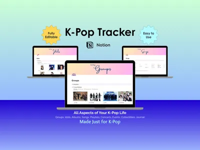 K-Pop Tracker - Notion