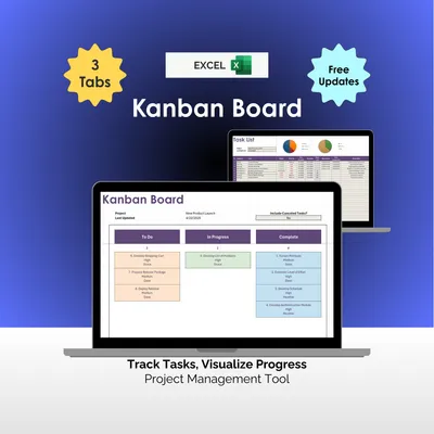 Kanban Board - Excel